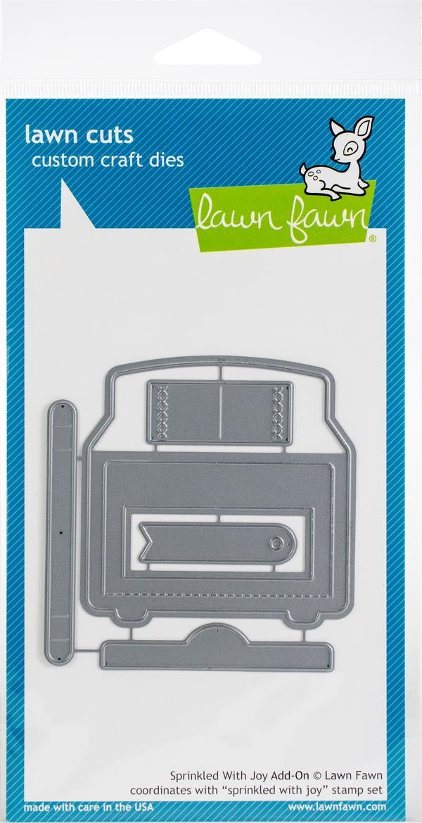 Sprinkled With Joy Add-On - Lawn Cuts Custom Craft Die