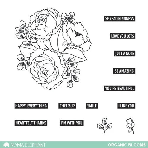 ORGANIC BLOOMS stamp set