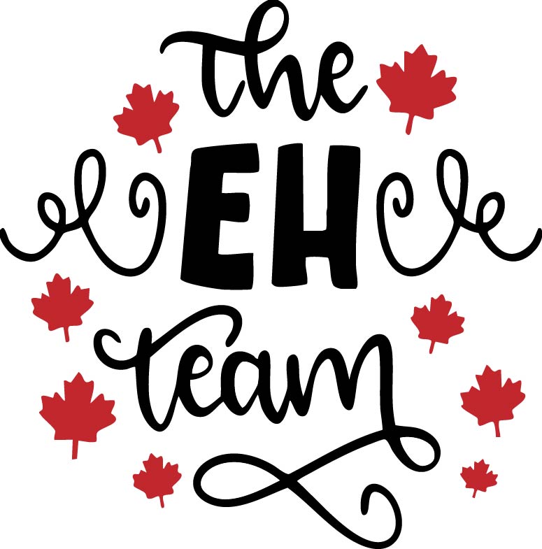The EH Team Canadian pride sublimation and vinyl cutting file
