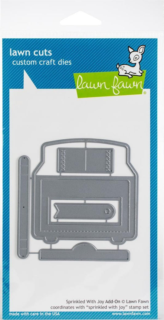 Sprinkled With Joy Add-On -  Lawn Cuts Custom Craft Die