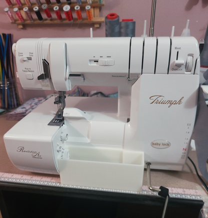 Thread catcher for Baby Lock serger