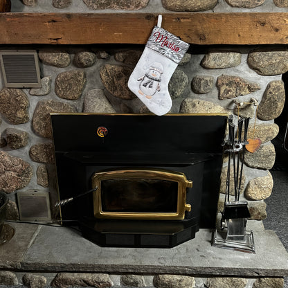 Personalized Christmas stockings with embroidered name and appliquéd Santa, Reindeer, Penguin or Snowman