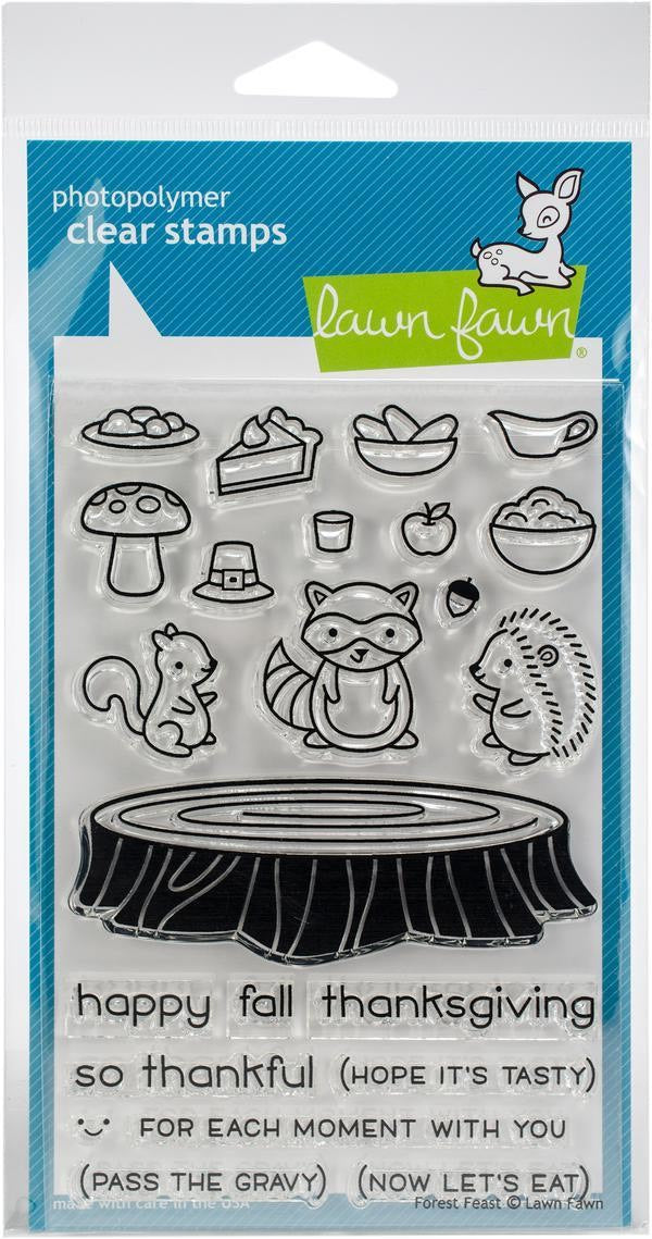 Forest Feast  Lawn Fawn Clear Stamps 4"X6"