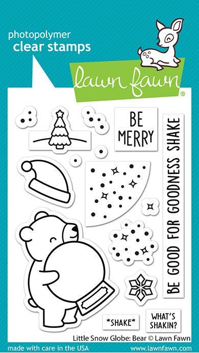 little snow globe: bear