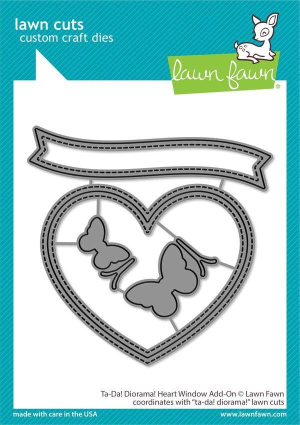 ta-da! diorama! heart window add-on 