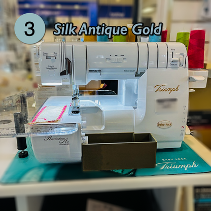 Thread catcher for Baby Lock serger