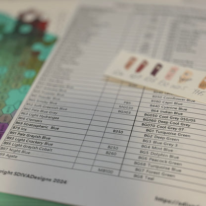 Copic Ohuhu Cross Reference Chart