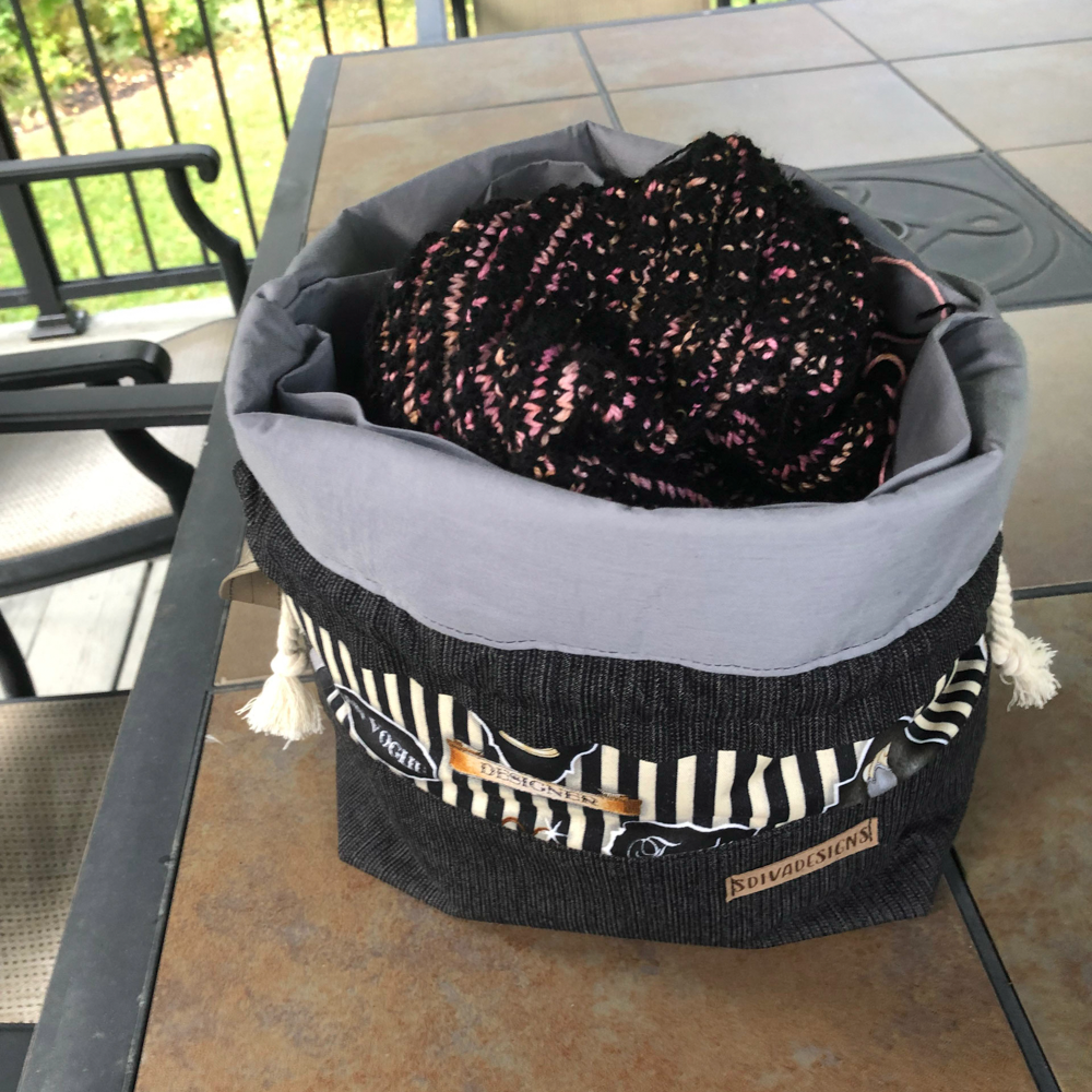 knitting project bag