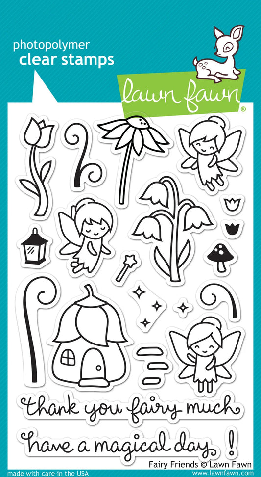 Fairy Friends  Lawn Fawn Clear Stamps 4"X6"