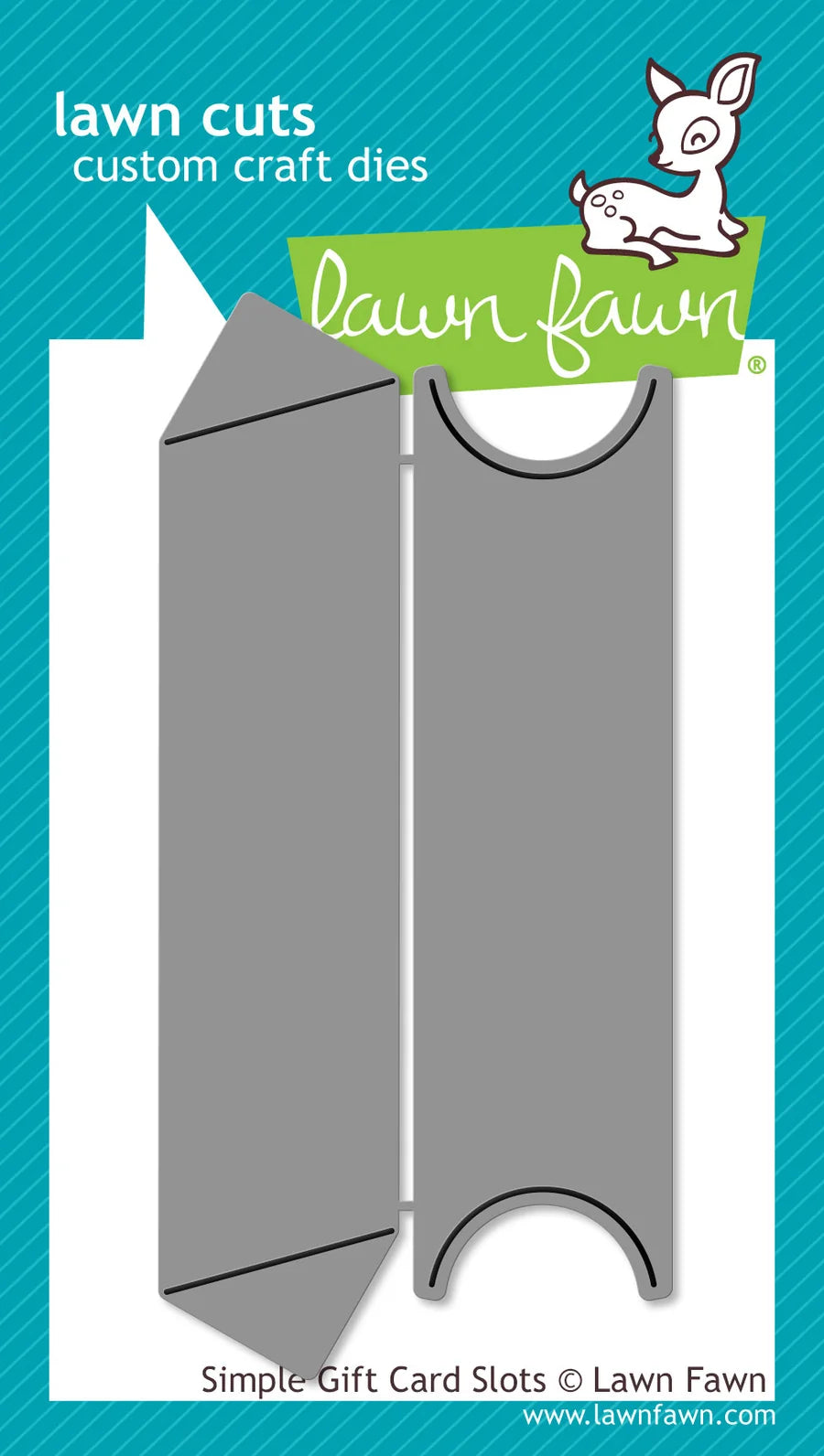 Simple Gift Card Slots  Lawn Cuts Custom Craft Die