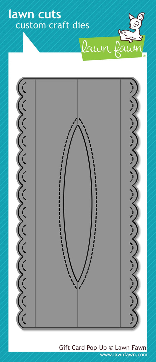 Gift Card Pop-Up  Lawn Cuts Custom Craft Die