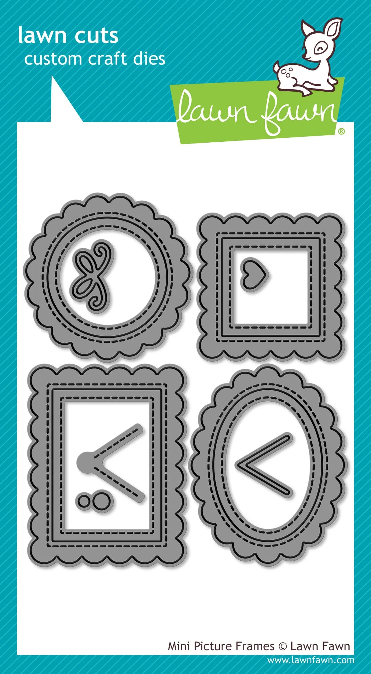 Mini Picture Frames -  Lawn Cuts Custom Craft Die