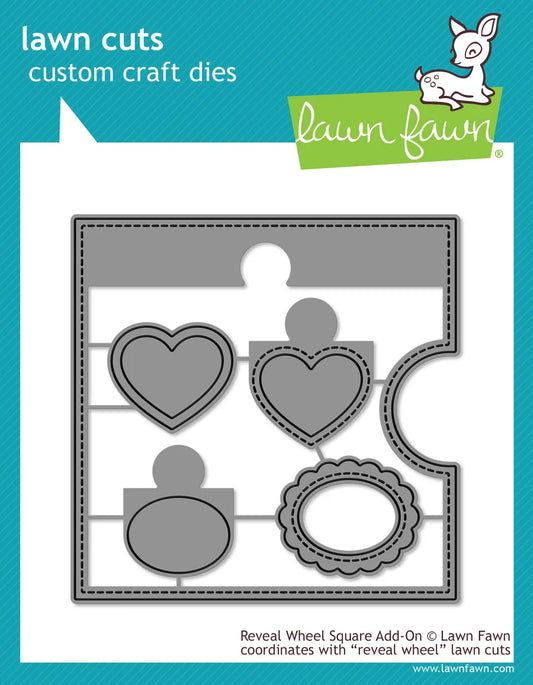 Reveal Wheel Square Add-On  Lawn Cuts Custom Craft Die
