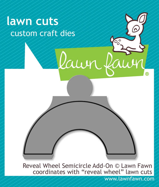 Reveal Wheel Semicircle Add-On Lawn Cuts Custom Craft Die