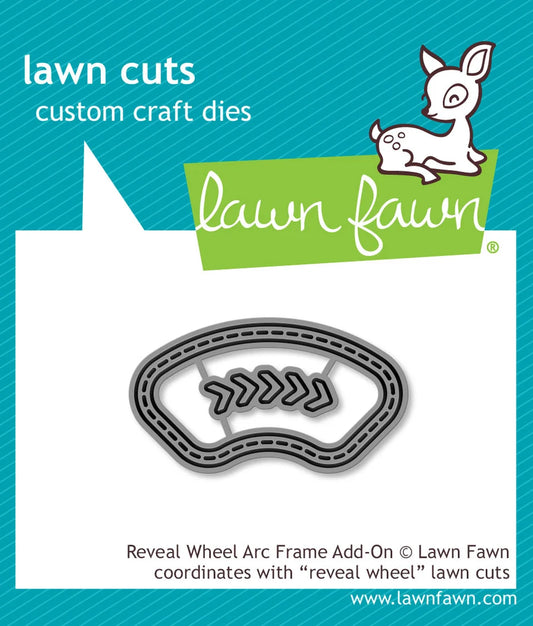 Reveal Wheel: Arc Frame Add-On Lawn Cuts Custom Craft Die