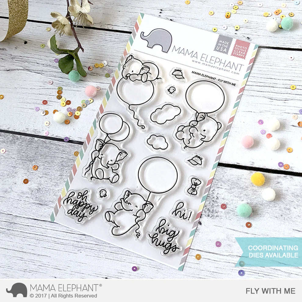 FLY WITH ME stamp set