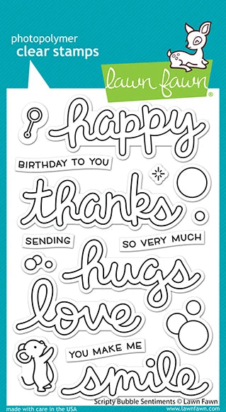 Scripty Bubble Sentiments