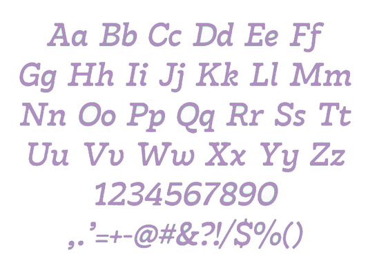 Serif Italic Puffy Foam Font