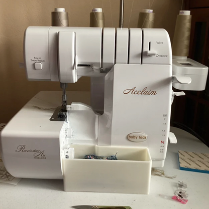 Thread catcher for Baby Lock serger