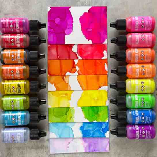 Alcohol inks