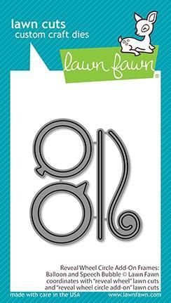 Reveal Wheel Circle Add-On Frames: Balloon and Speech Bubble