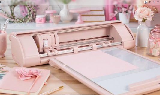 Cameo 5 matte pink die cutting machine