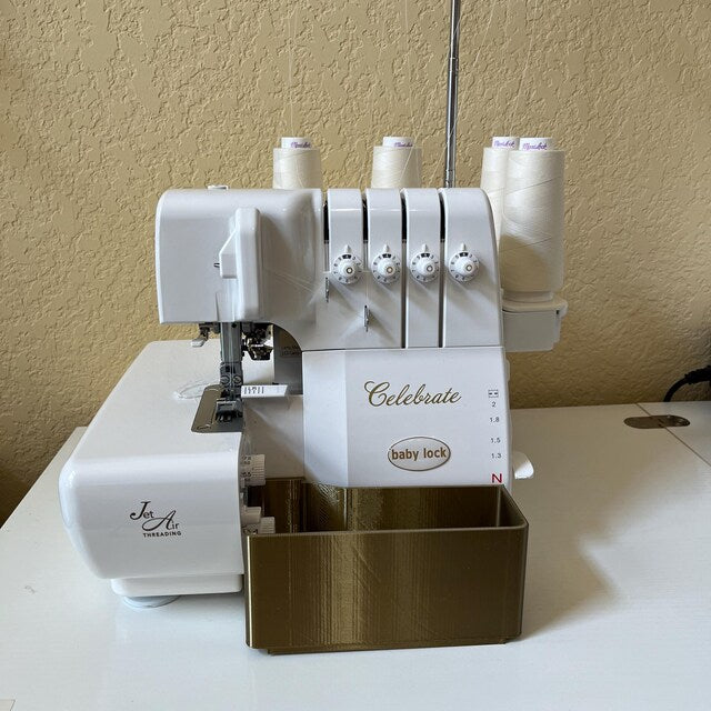 Thread catcher for Baby Lock serger