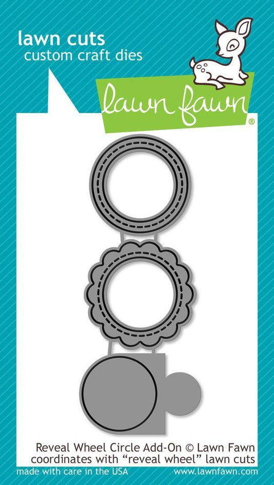Reveal Wheel Circle Add-On Lawn Cuts Custom Craft Die