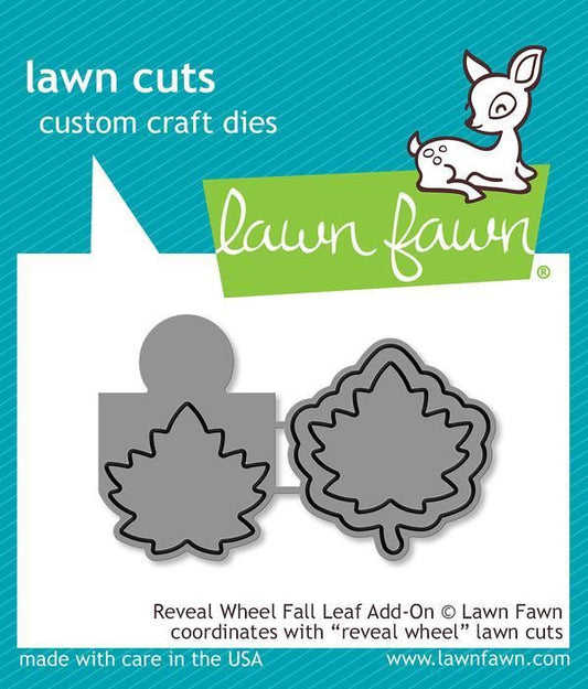 Reveal Wheel Fall Leaf Add-On  Lawn Cuts Custom Craft Die