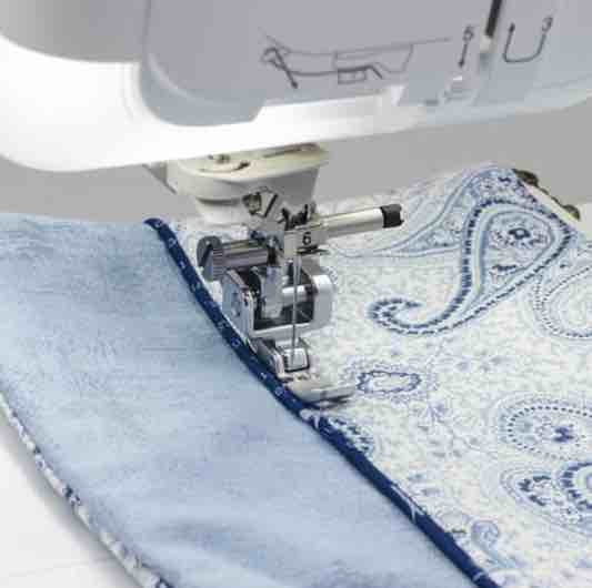 Brother SA227 Adjustable Zipper/Piping Foot