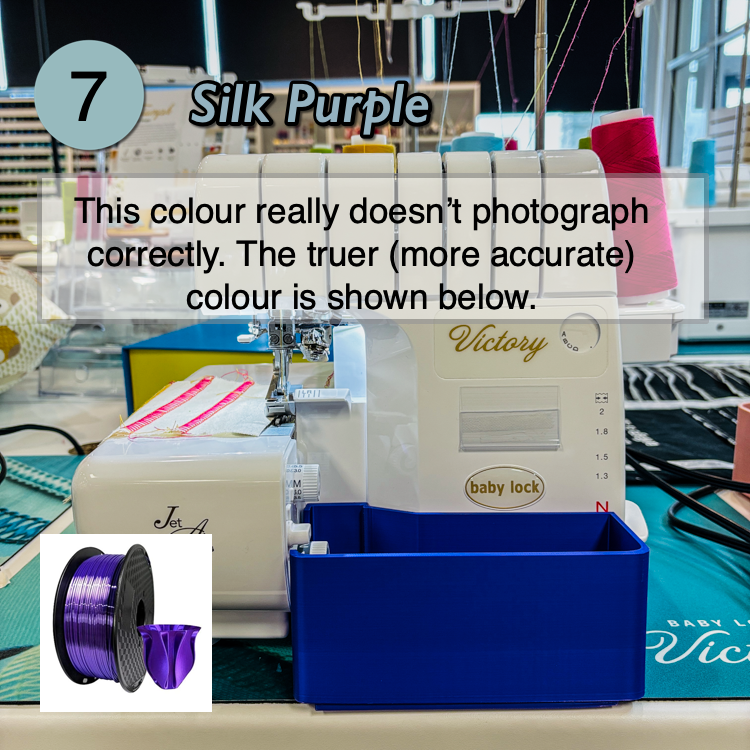 Thread catcher for Baby Lock serger