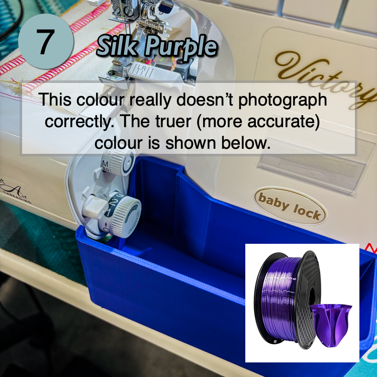 Thread catcher for Baby Lock serger