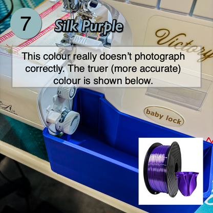 Thread catcher for Baby Lock serger