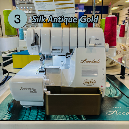 Thread catcher for Baby Lock serger