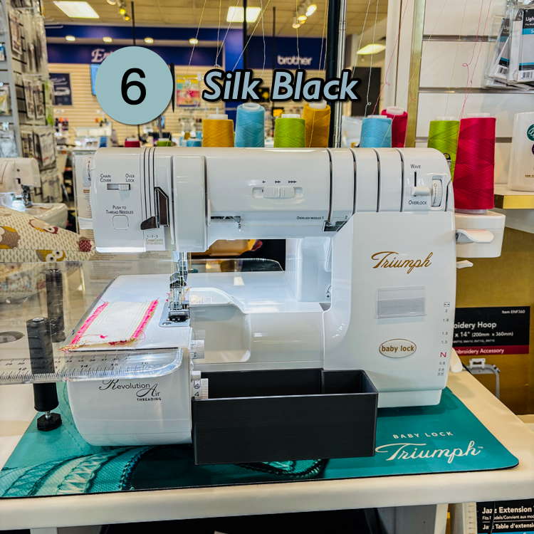 Thread catcher for Baby Lock serger