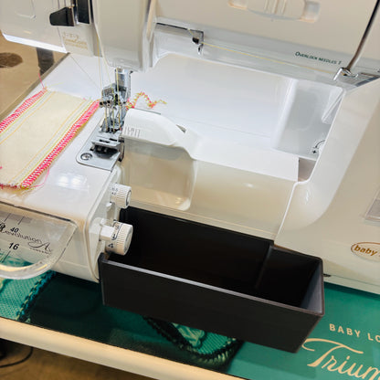 Thread catcher for Baby Lock serger