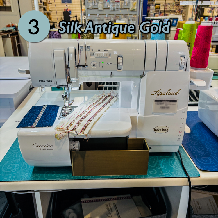 Thread catcher for Baby Lock serger