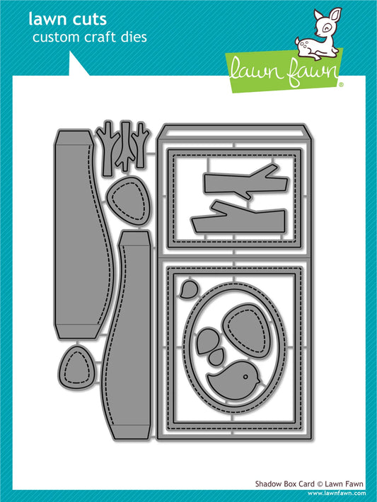Shadow Box Card -  Lawn Cuts Custom Craft Die