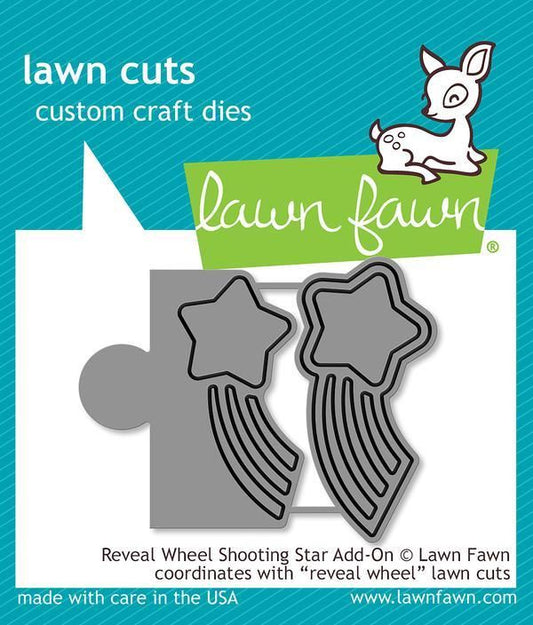 Reveal Wheel Shooting Star Add-On  Lawn Cuts Custom Craft Die
