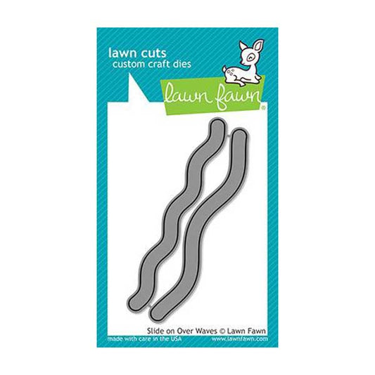 Slide On Over Waves - Lawn Cuts Custom Craft Die